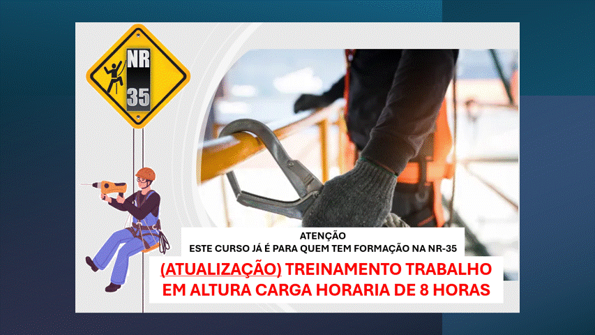 ATUALIZA&Ccedil;&Atilde;O TRABALHO EM ALTURA BASICO 8 HORAS